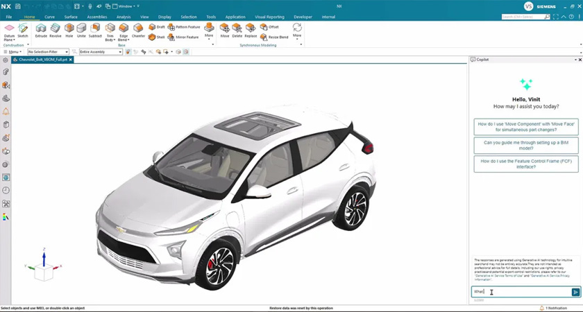 將 AI 增強(qiáng)的 NX X 引入 Azure，以實(shí)現(xiàn)高級(jí)產(chǎn)品工程